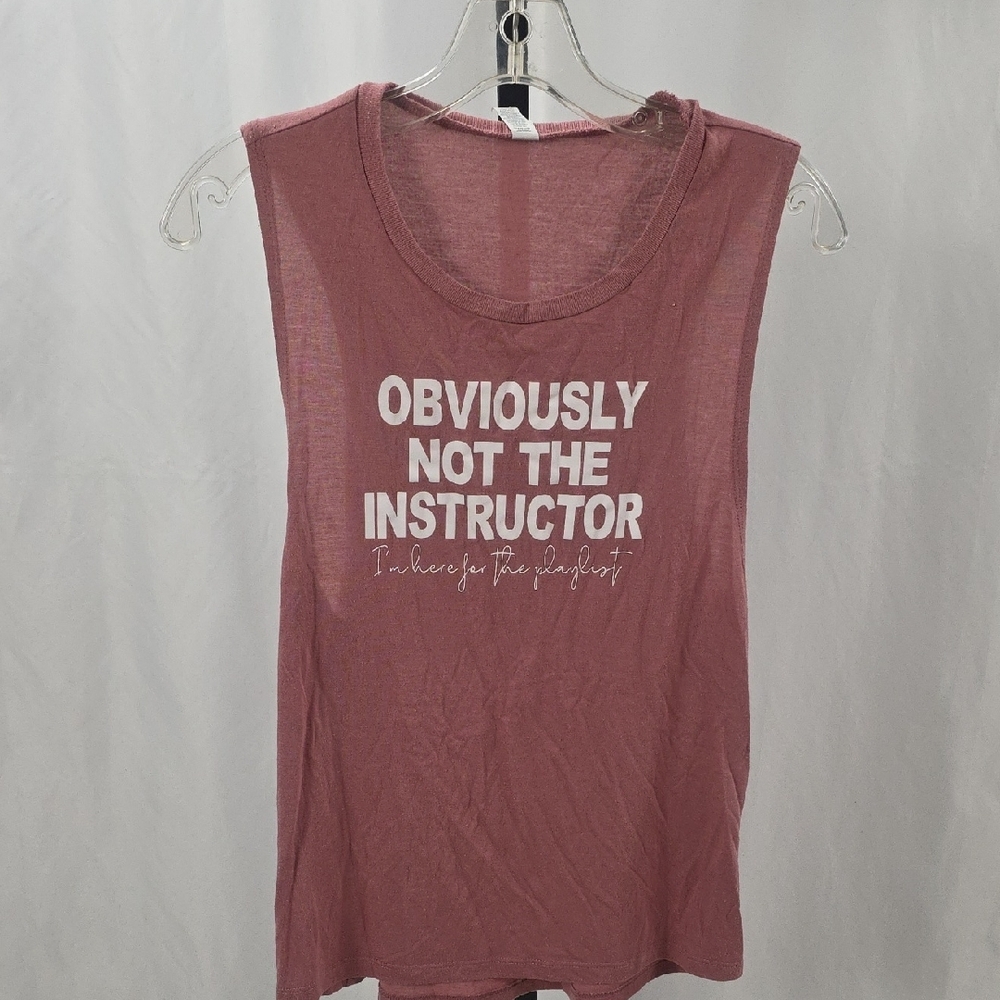 Bella Canvas Pink Sleeveless Muscle Tee